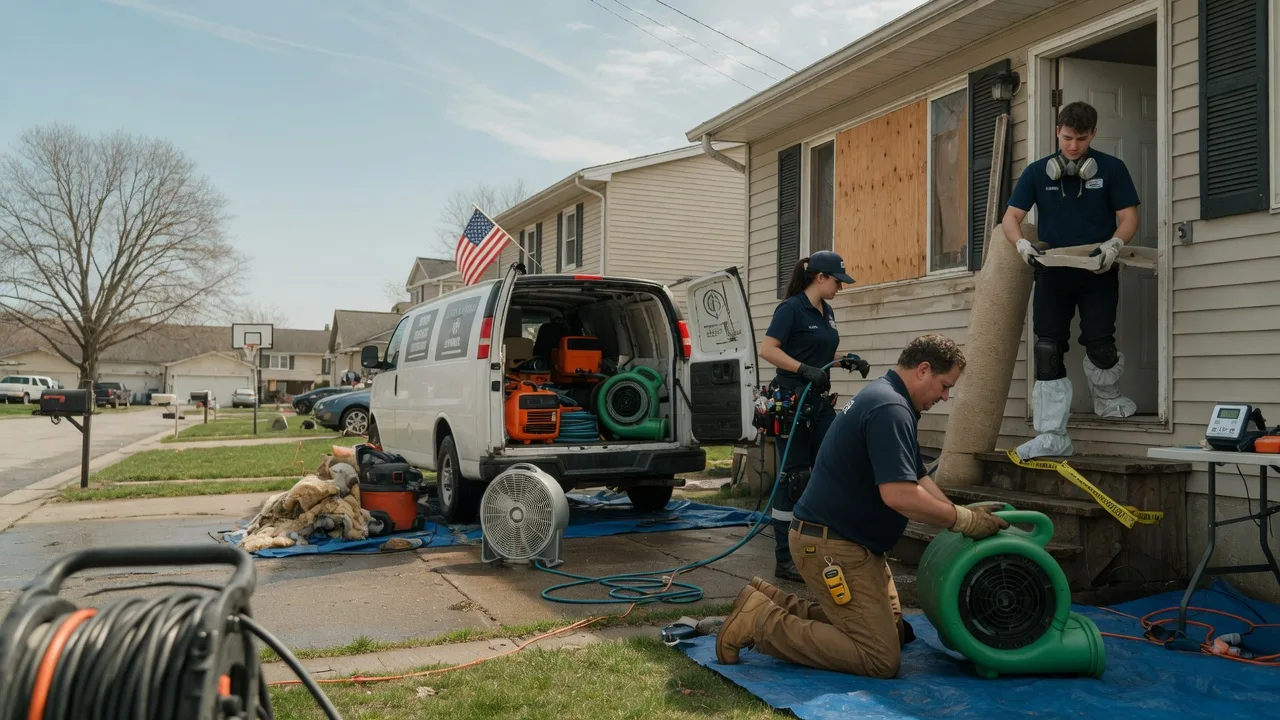 Water Damage Restoration in De Mossville, KY near me